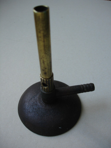 Vintage bunsen burner brass - bunsen,