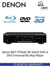 Denon BDT-1713UD 3D SACD DVD-A DVD Universal Blu-Ray Player rr