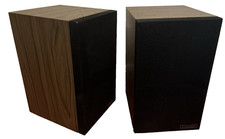 Mission Model 77 Speakers 75W Great Britain Audiophile HiFi Vintage 1980s Teak