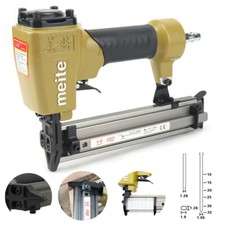 Air Nail Straight Staple Gun Angle Pneumatic Nailer Stapler 10-32mm Upholstery