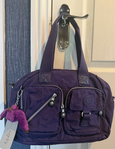Bnwt kipling defea bag - kipling, purple