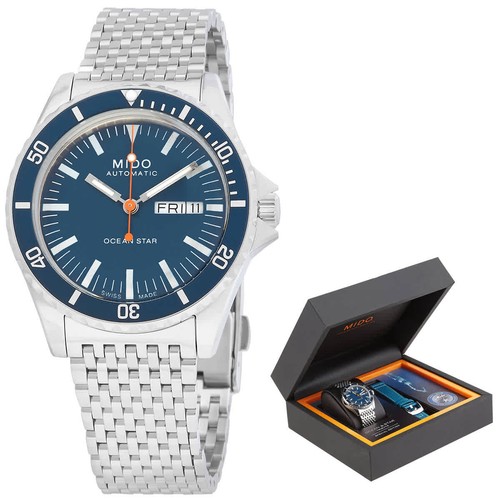 Mido ocean star automatic - star, blue
