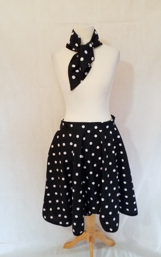Rock roll skirt and scarf - rock, n