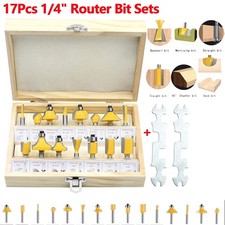 17Pcs 1/4" Tungsten Carbide