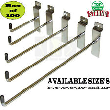 100x SLATWALL HOOKS ACCESSORY