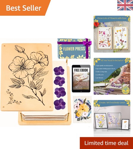 Large flower press for adults - flower,