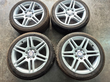 4x GENUINE AMG MERCEDES C CLASS VITO VIANO 17" ALLOY WHEELS + TYRES