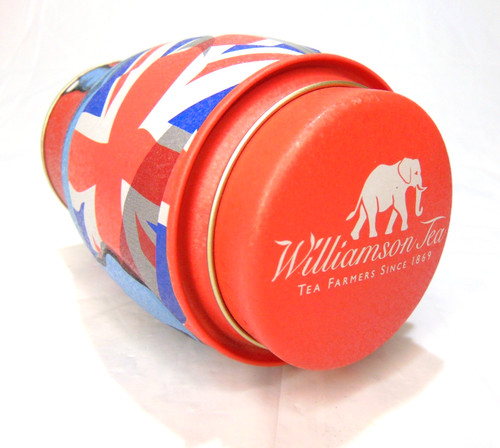 Williamson tea tin canister - williamson,