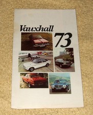 Vauxhall 1973 Car Range 12