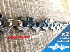 2x 25"[61cm] Oregon 75EXL Full Chisel Chains 038,MS380,MS381,039,MS390,MS391,044