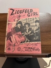 Ziegfeld Girl Hand Signed