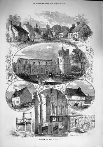 Original old antique print - original,