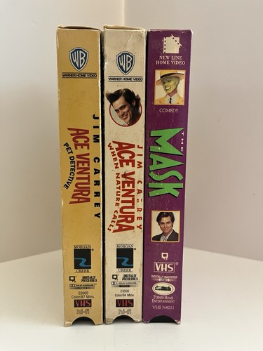 Jim carrey vhs lot ace - vhs, ventura
