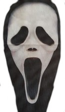 ONE SIZE Scream Printed Realistic Face Mask Stretch mesh, parties, halloween
