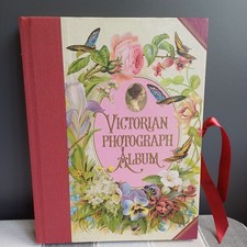 Past Times Victorian Photo Album Floral Photo Scrapbook Vintage Unused Gift 