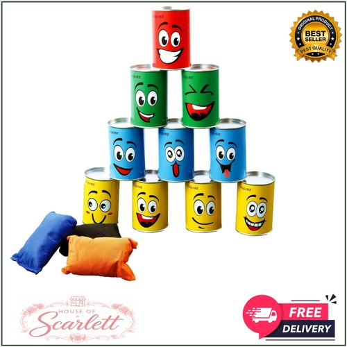 Tin can alley game 10pcs - alley,