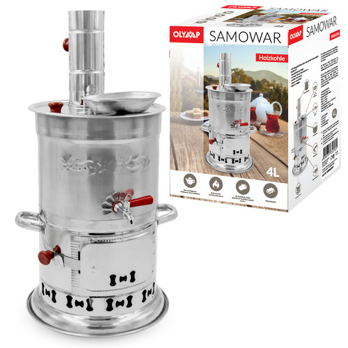 Samovar coal stainless - on,
