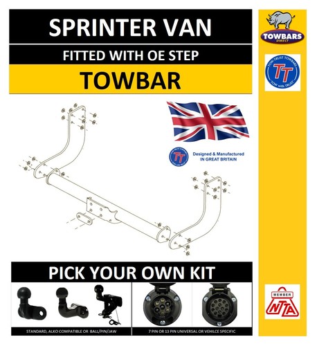 Towbar for mercedes - for, sprinter