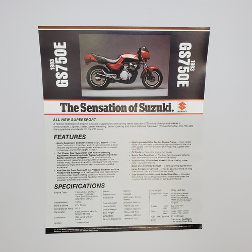 1983 suzuki gs750e - 1983,