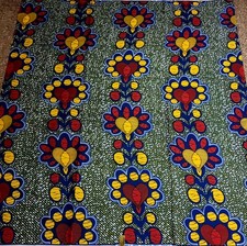1 yard African print fabric