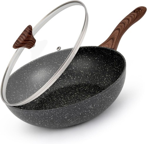 Nonstick 28cm wok - 28cm, with