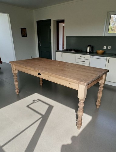Table foot with 2 draw - table,