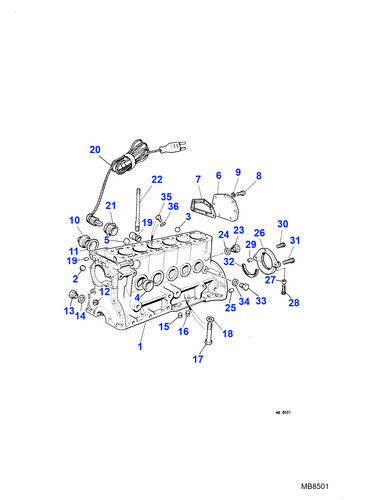 Jaguar blanking plate type - plate, e-type