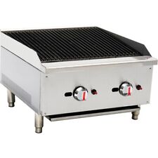 new 2 Burner Char Grill 610mm, Natural gas or LPG, american char broiler,
