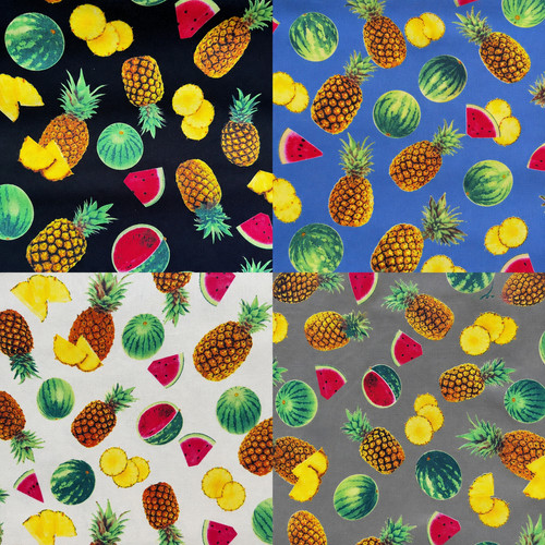 Printed cotton canvas fabric - printed,