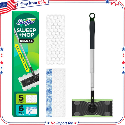 Swiffer mop deluxe 2 in - go, 2-in-1