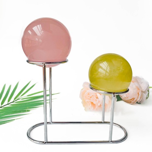 Glass ball stand - glass,
