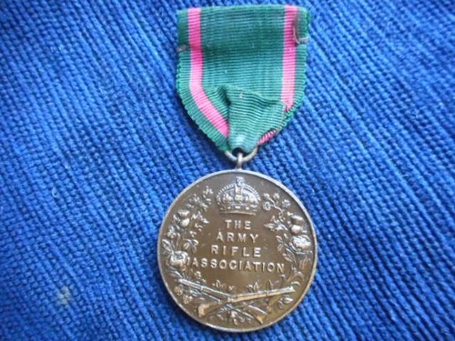 Army rifle association medal - army,