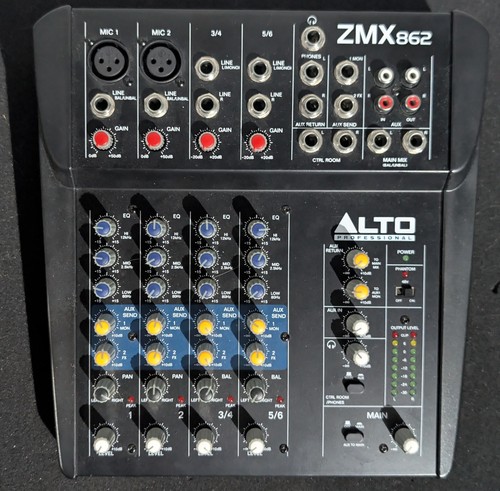 Alto zephyr zmx862 channel - zephyr,