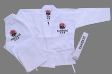 Kanzen Do Kids Judo/Karate suit + FREE Hand Wraps | White Martial Arts Uniform