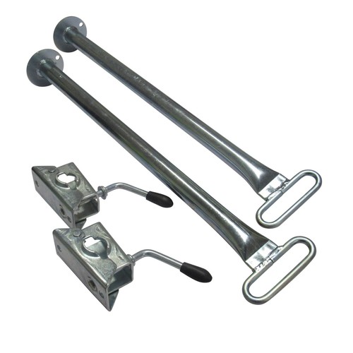 Trailer prop stand drop tube - stand,