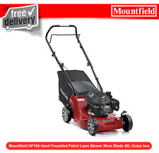 Mountfield HP164 Hand Propelled Petrol Lawn Mower 39cm Blade 40L Grass box