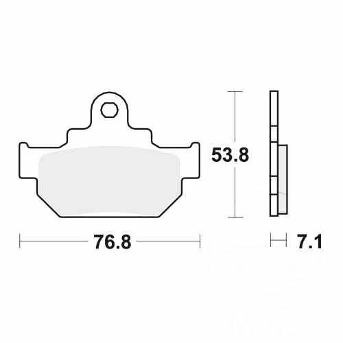 Trw brake pads - brake, mcb550