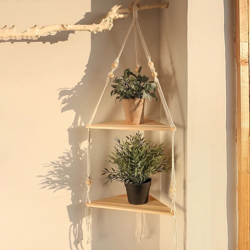 Boho wooden floating triple - wooden,