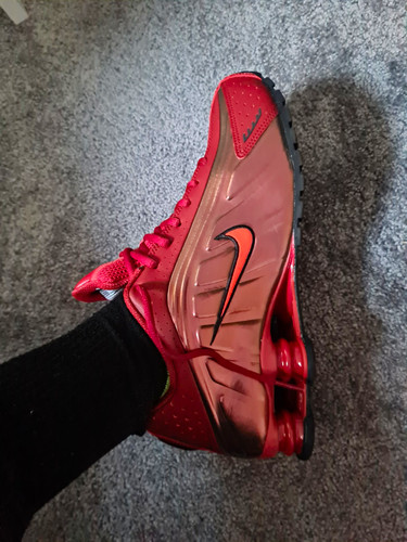 Nike shox men red low - men's,