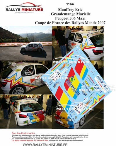 Decals ref 1164 - decals, peugeot
