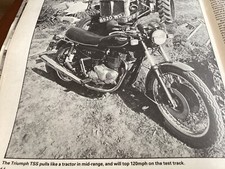 TRIUMPH TSS WESLAKE HEADS MOTORCYCLE ARTICLE