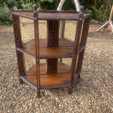 Antique Mahogany Wall Two Tier