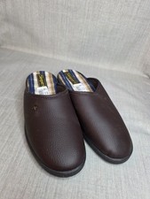 Sleepers Brown Leather Mule