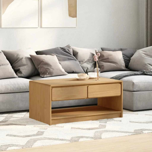 Coffee table oak - coffee, solid