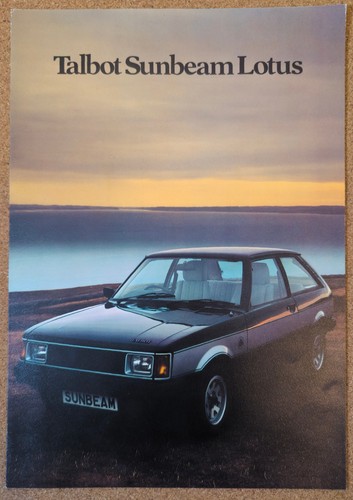 1980 talbot sunbeam lotus - sunbeam,