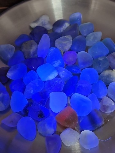 Fluorite crystal tumbles - tumbles,