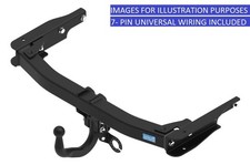 Towtrust Swan Neck Automotive Towbar And 7P Uni Wiring For VW Golf Estate 99-07