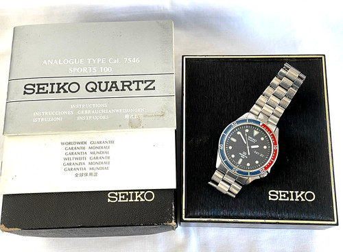 Vintage boxed seiko - seiko, 7546-6040