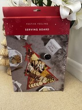 Christmas tree serving board