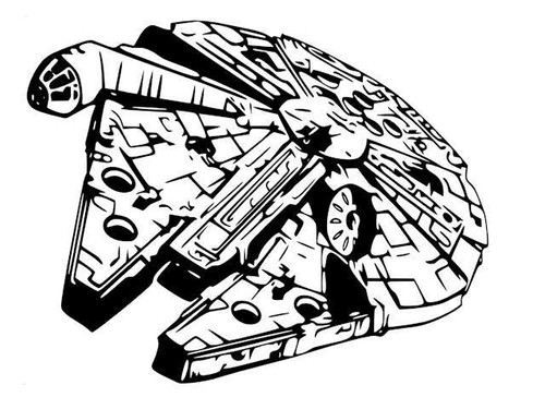 Star wars millenium falcon - wars,